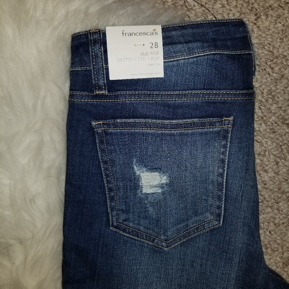 Francesca Jean's size 28 dark blue